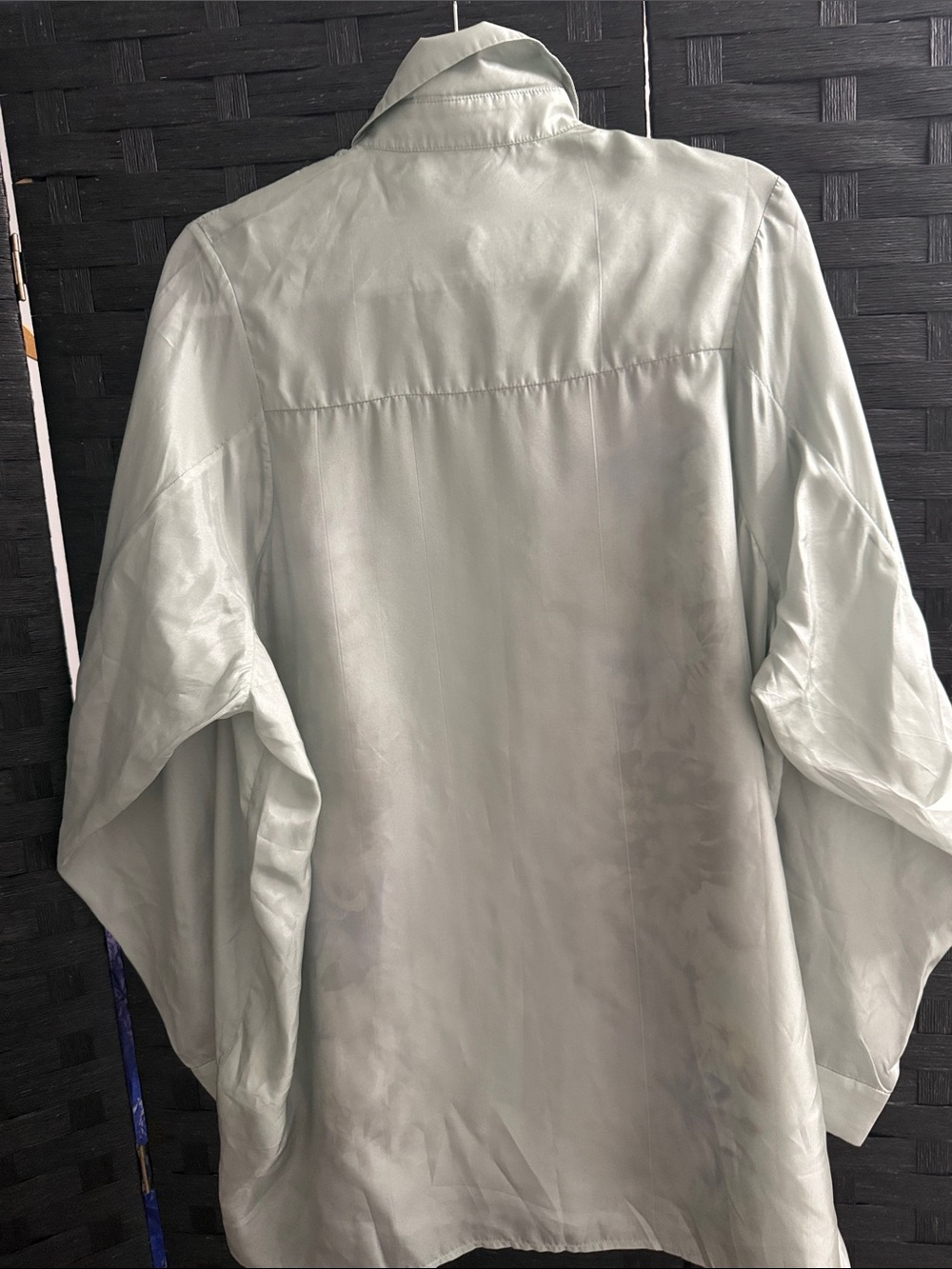 Zimmermann Coco Placed Print Silk Button-Up Shirt - Picture 7 of 7